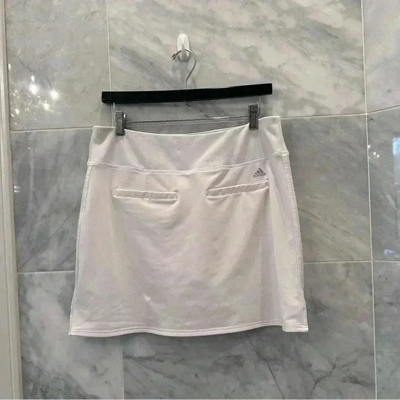 Adidas Women's White Skort Golf Size Medium ClimaCool - Picture 2 of 4